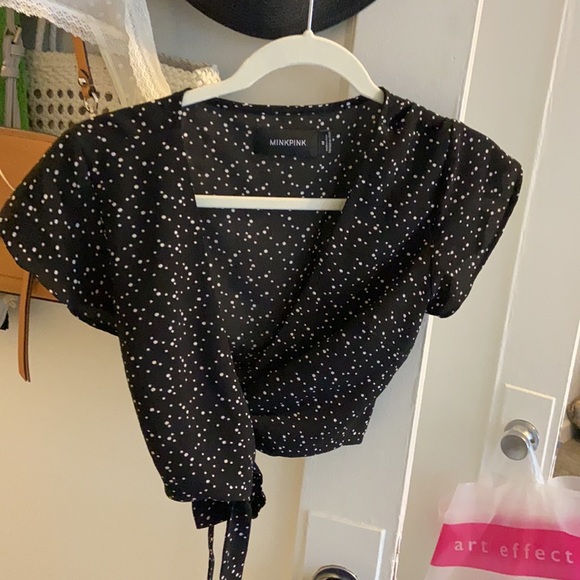 MINKPINK cropped wrap top - Picture 3 of 3